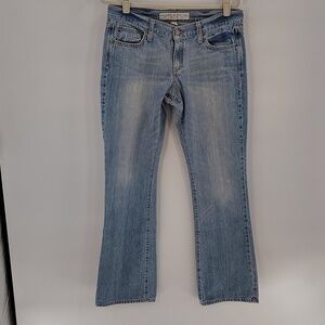 Abercrombie & Fitch Cotton Denim Jeans Boot Cut Size 12 Mid Rise